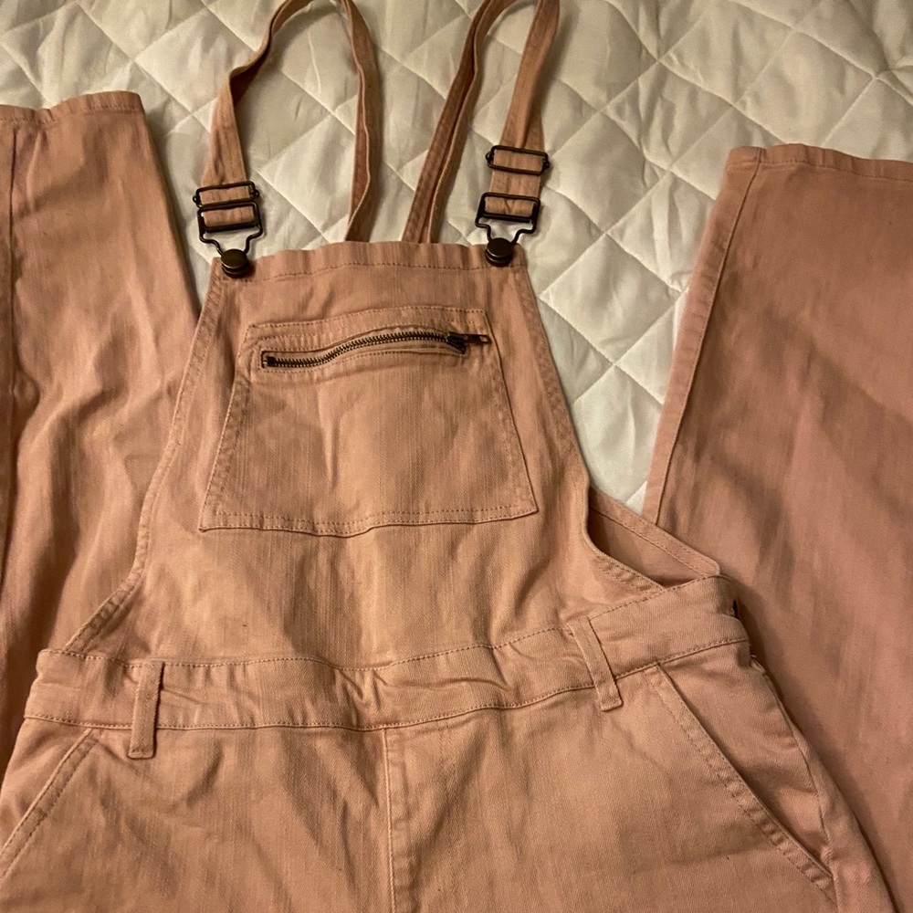 Forever 21 pink overalls